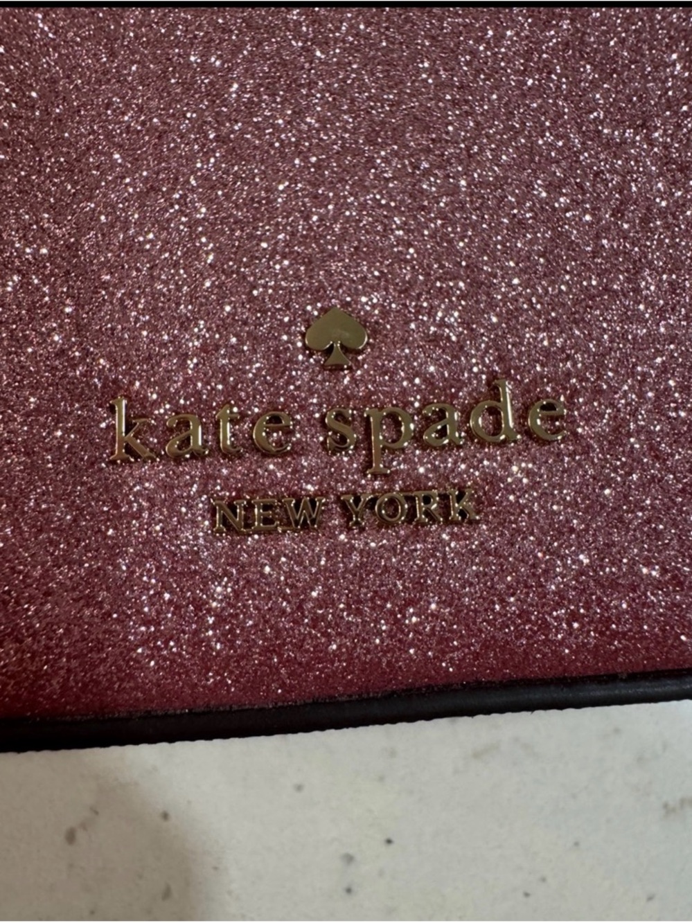 kate spade Pink Glitter Shoulder Bag with Top Handle - Picture 4 of 12